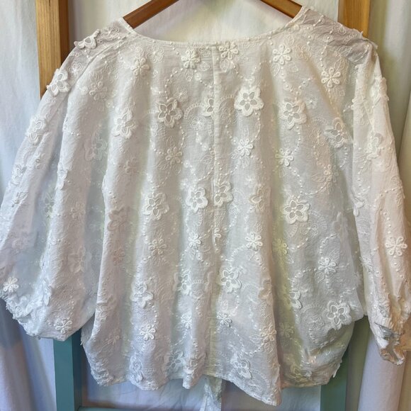 House of Harlow 1960 White Cover Up - Picture 2 of 3